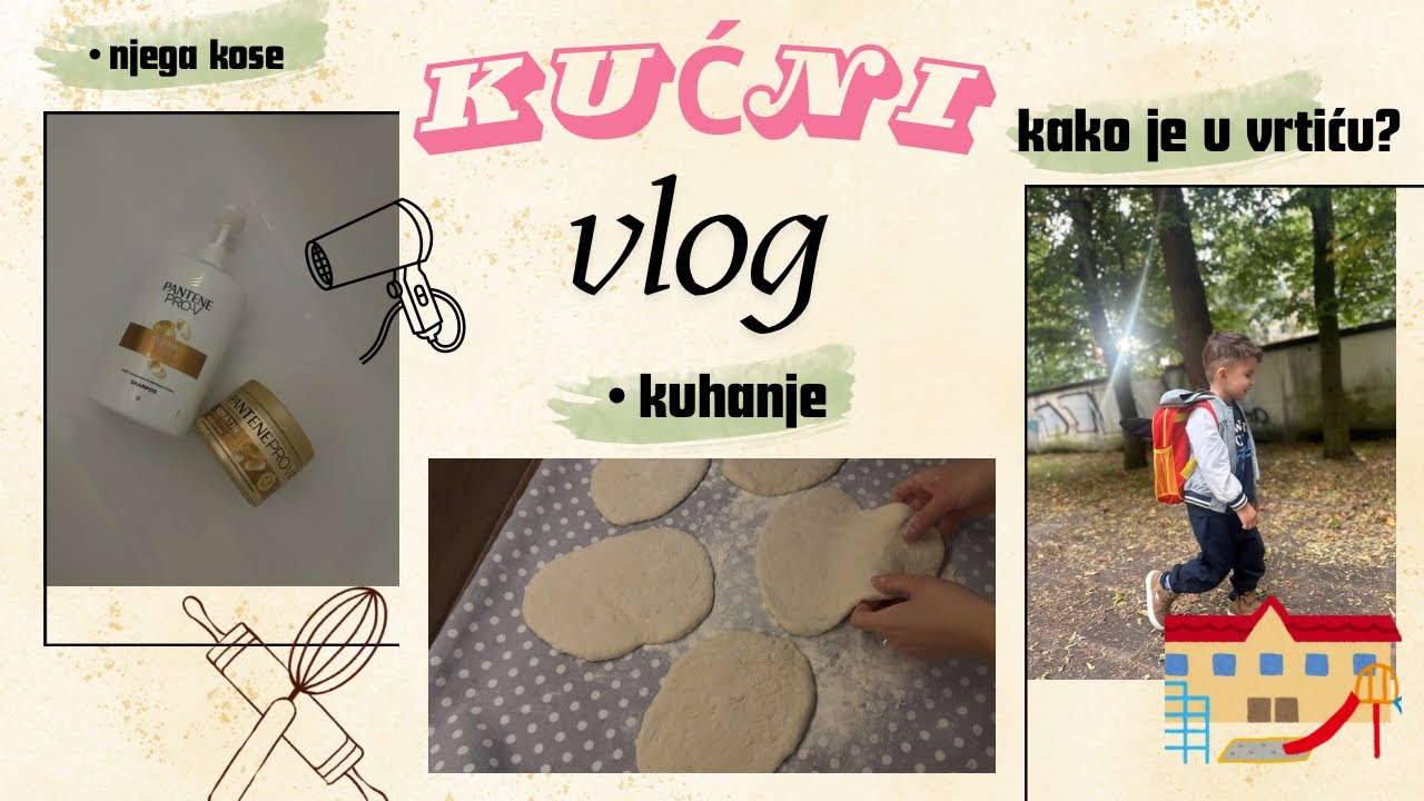 Kućni VLOG | kuhanje | spremanje | odlazak u vrtić