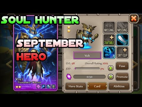 Soul Hunters - New Hero Volt (September Login)