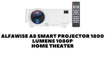 Alfawise A8 Smart Projector 1800 Lumens 1080P Home Theater