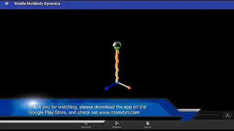 Mass-spring-damper tutorial in Mobile Multibody Dynamics