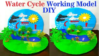 water cycle working model - innovative for science exhibition -| DIY pandit