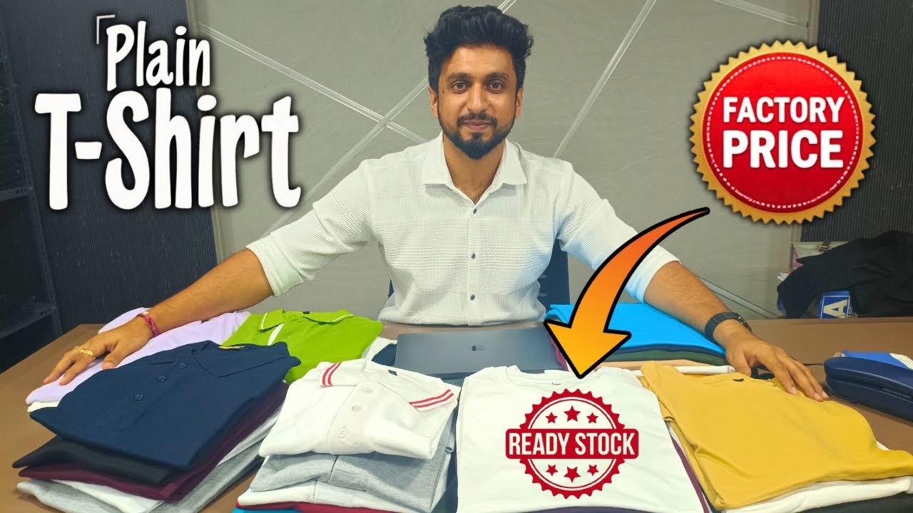 Best Wholesale T-Shirt Supplier | True Bio-Wash Cotton T-Shirts | Factory Price Bhavani NX LLP.👕💯 