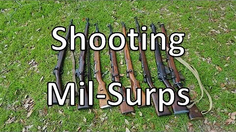 Shooting 8 Military Surplus Rifles