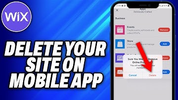 How To Delete Your Wix Site on Mobile App (2025) - Easy Fix