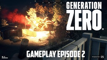 New Island, way more resistance from robots! - Generation Zero Episode 2