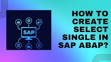 select single row in sap abap | how to create select single row in sap abap | #sapabap #sap