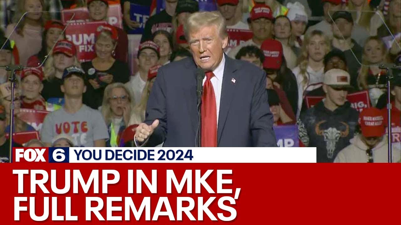 Full remarks: Donald Trump in Milwaukee | FOX6 News Milwaukee - YouTube