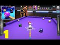 3D POOL BALL Gameplay Walkthrough Part 1 IOS Android
