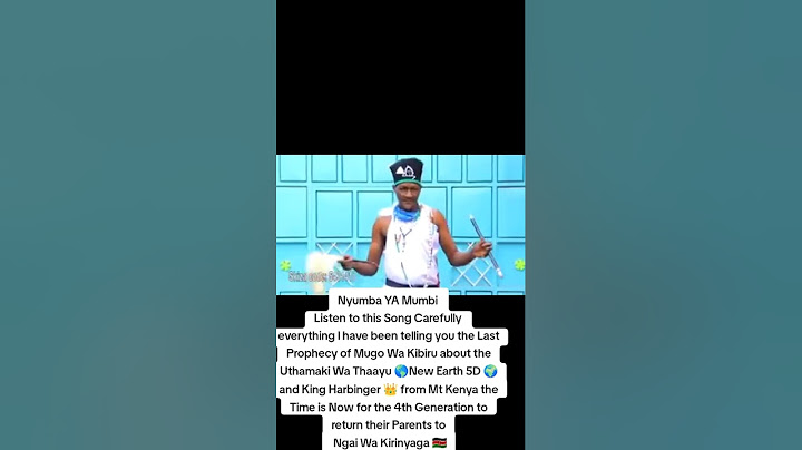 25th June 2025 Onwards Mugo Wa Kibiru Prophecy unfolds Bit by Bit GenZs the Codes