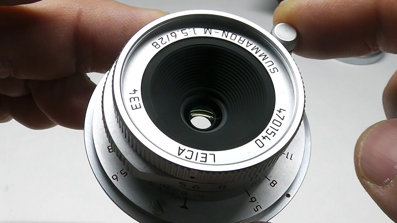 LEICA ライカ Summaron 赤ズマロン 2.8cm F5.6 M 2016年復刻版 + 純正