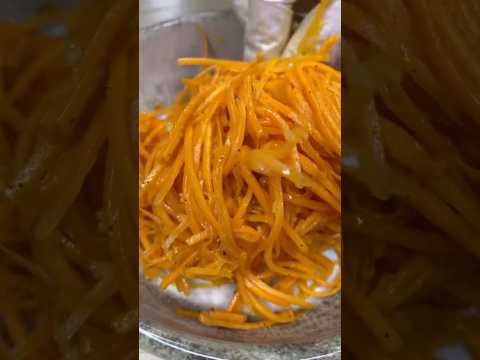 Kore Usulü Havuç Salatası Tarifi – Морковь по-корейски, как на рынке – секреты приготовления 🥕🍽️