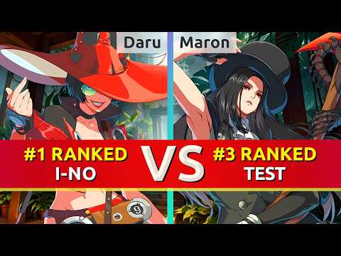 GGST 2.00 ▰ Daru (#1 Ranked I-No) vs Maron (#3 Ranked Testament). High Level Gameplay