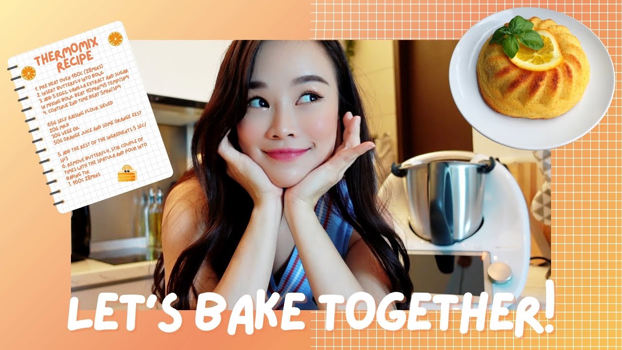 🍊Easy Thermomix Orange Chiffon Cake 🍊