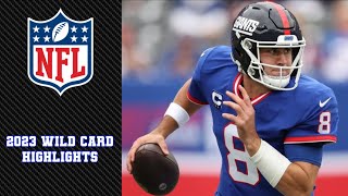 Daniel Jones Shines In His Postseason Debut 2023 Wild Card Game Full Highlights Vs. Vikings
