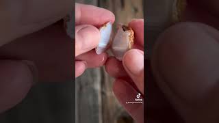 Agate reveal  #geology #rocks #crystals #geode #agate ￼