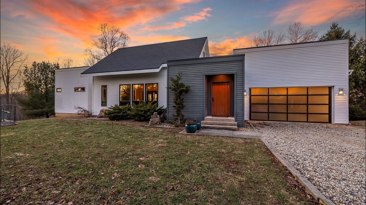 SOLD!  Loren Wood Builders, modern masterpiece! 5767 E Kings Rd., Bloomington, IN 47408