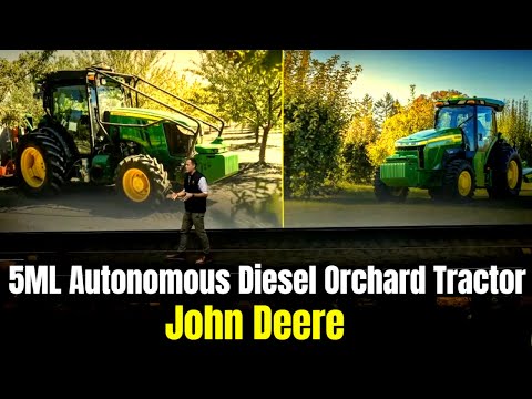 John Deere 5ML Autonomous Diesel Orchard Tractor Revealed at CES 2025