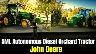 John Deere 5ML Autonomous Diesel Orchard Tractor Revealed at CES 2025