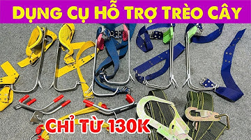 Báo Giá Guốc Trèo Cây Mới Nhất 2025 | Dụng Cụ Hỗ Trợ Trèo Cây 2 Đinh và Dây Đai An Toàn Giá Chỉ 130K