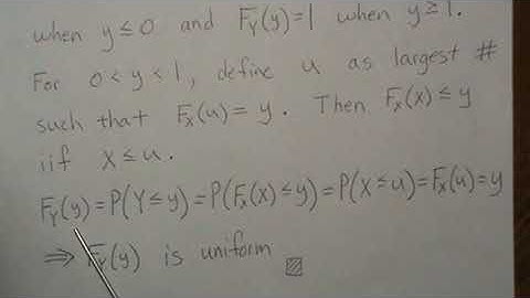 Probability Integral Transformation