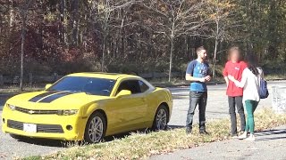 Nice Car for Girlfriend? (Social Experiment) - Gold Digger Prank