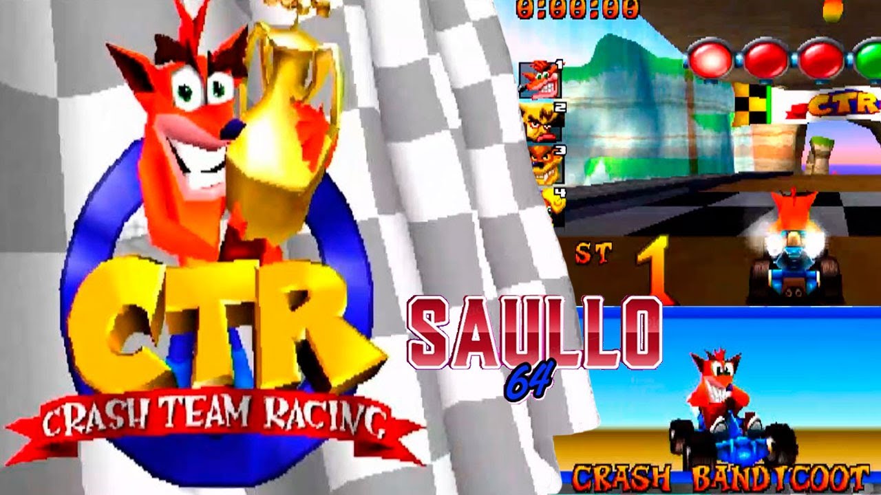 Crash Team RacingGAMEPLAY Casual medium difficulty OPL via POPS on