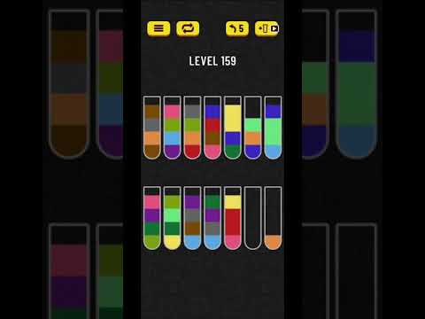 Water sort puzzle level 159