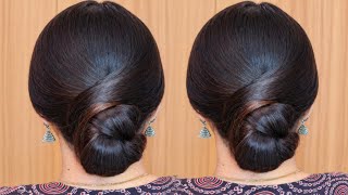 New Elegant Messy Clutcher Juda for Long Hair 💫 Effortless &amp; Quick Bun for Girls