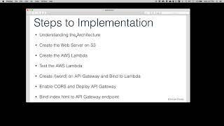 Creating a Serverless Application on AWS: Introduction