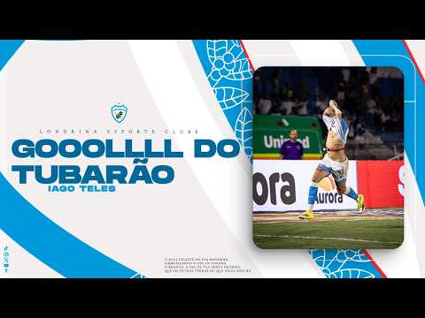 🦈⚽ 1/4/2026 - GOOOOOLLLLL DO TUBARÃO - Iago Teles | Londrina 2 x 2 Goiás