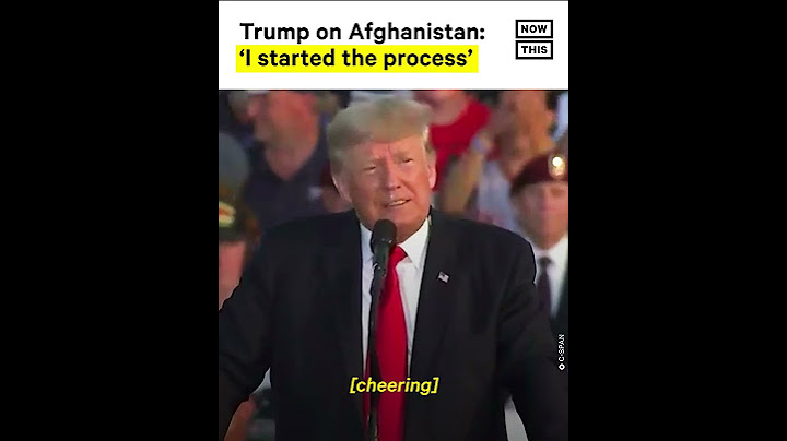 Trump Took Credit for U.S. Withdrawal from Afghanistan #Shorts