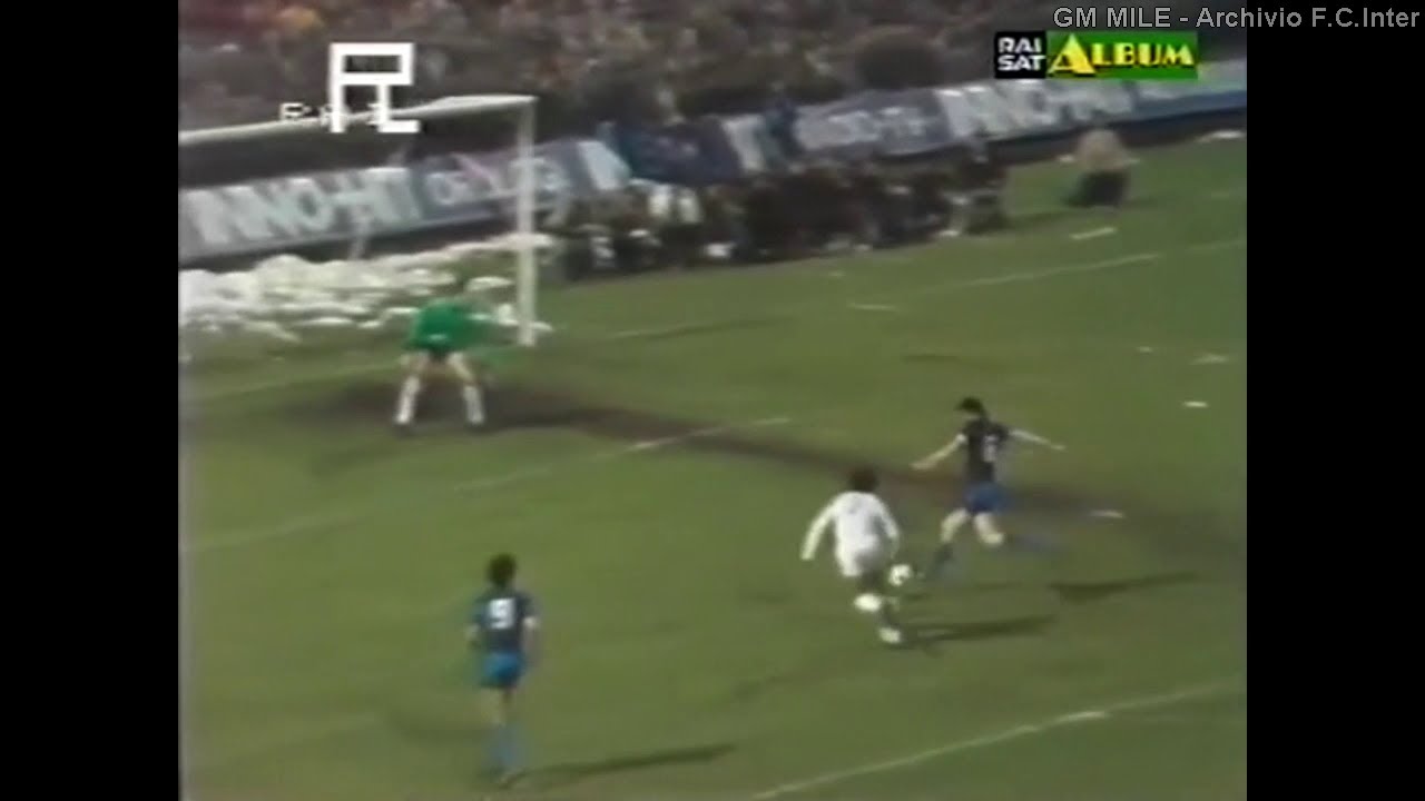 1980-81 (SF Rit Coppa Campioni - 22-04-1981) INTER-Real Madrid 1-0 [Bini] Sintesi 33 Min RaiSatAlbum