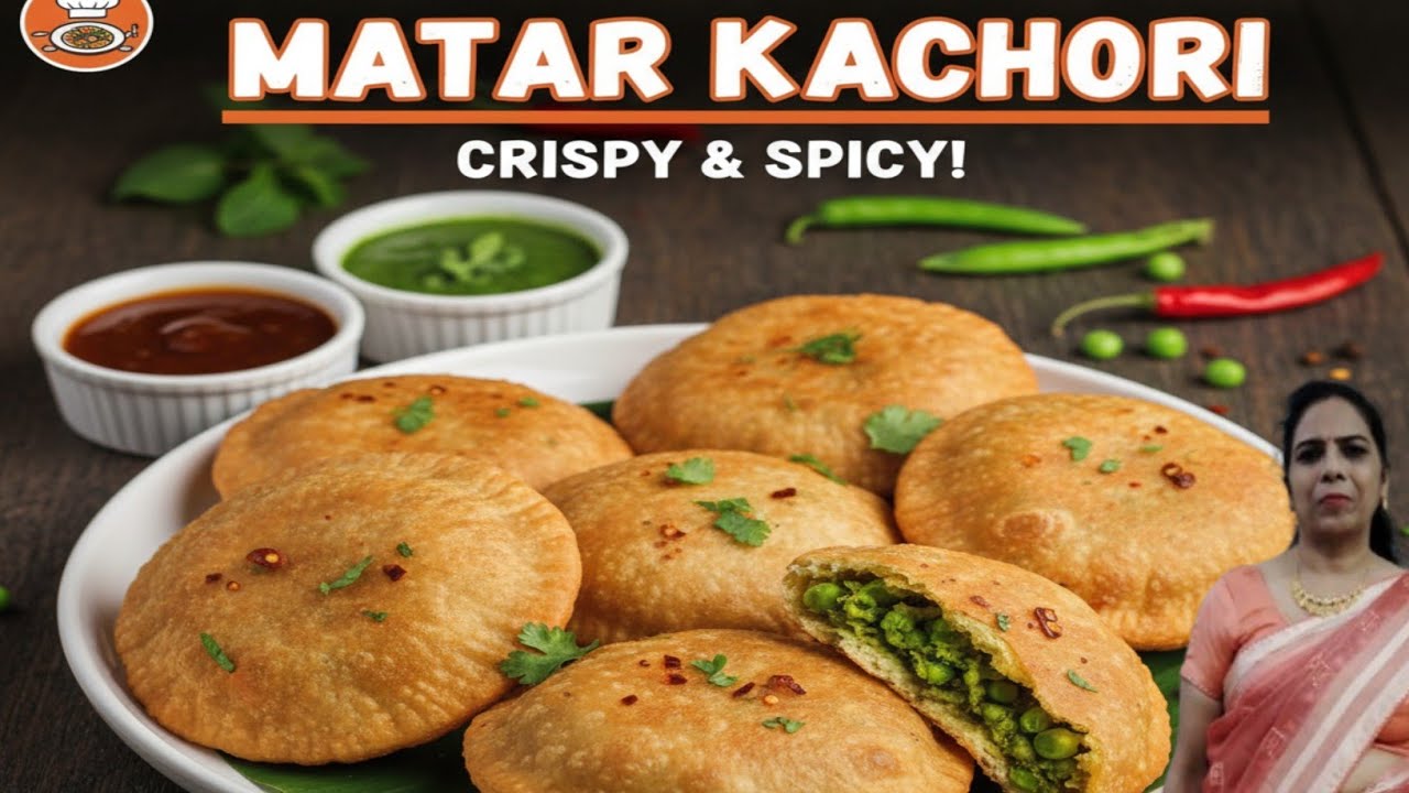 गुब्बारे जैसी फुली फुली स्पेशल मसाले के साथ मटर कचौरी , गरमागरम मटर की कचोरी | Matar Kachori Recipe 