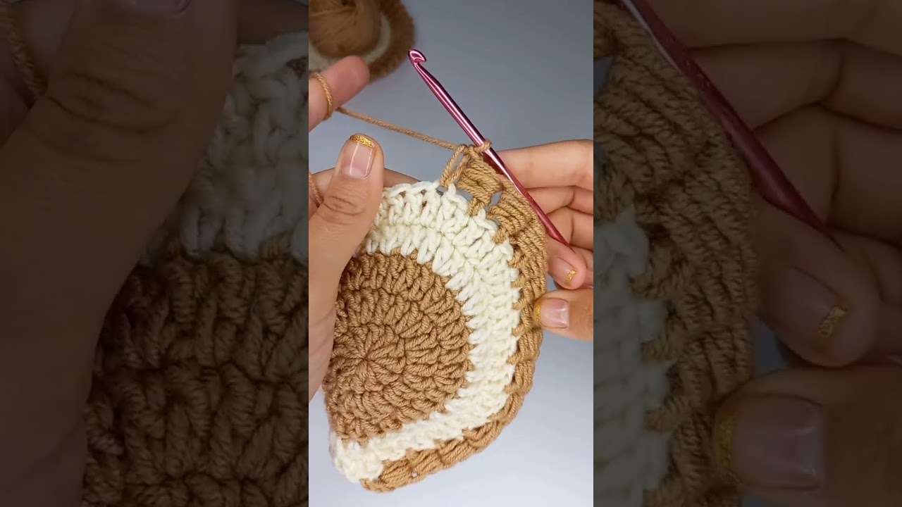 How crochet round border (easy and beautiful)