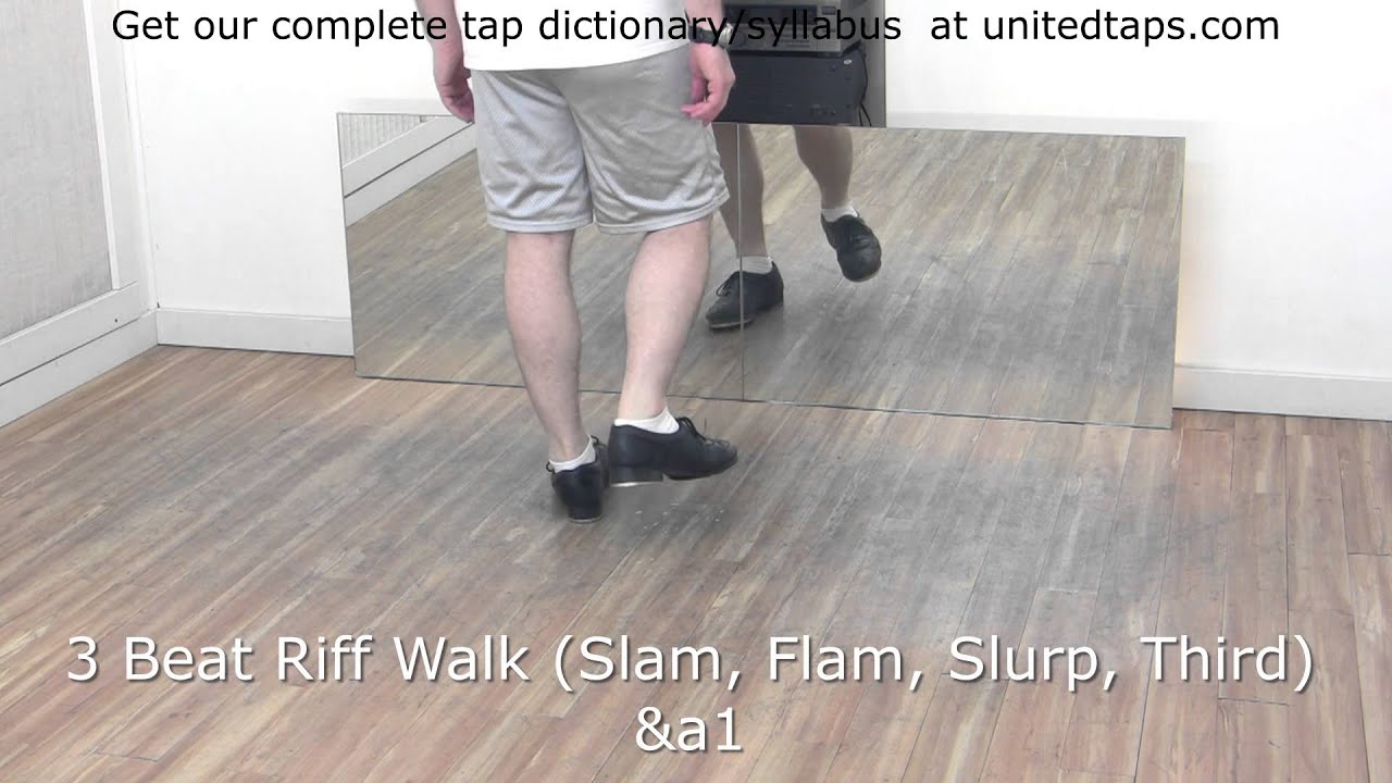 3 Beat Riff Walk Tap Dance Move Shown by Rod Howell YouTube