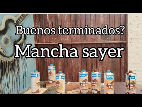 Barniz Entintado Para Madera Laca Nitrocelulosa Sayer 425ml