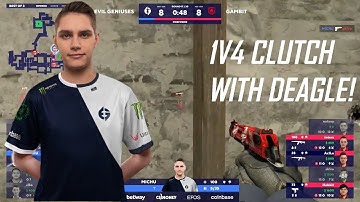 MICHU - 1v4 deagle clutch // BLAST Premier Spring Final 2021