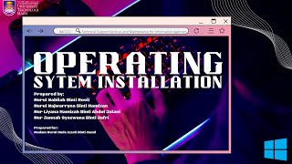 IMD222: OS INSTALLATION