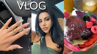 VLOG My Workout Routine, Cook with Me, My Nail Salon Storytime & Getting Stuck in the Hurricane!