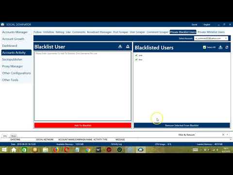 How To Auto Blacklist Users On Tumblr using Socinator