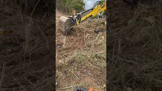 Limpieza de terreno con Digger