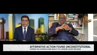 Former Texas Education Agency Commissioner reacts to Supreme Court striking down affirmative action