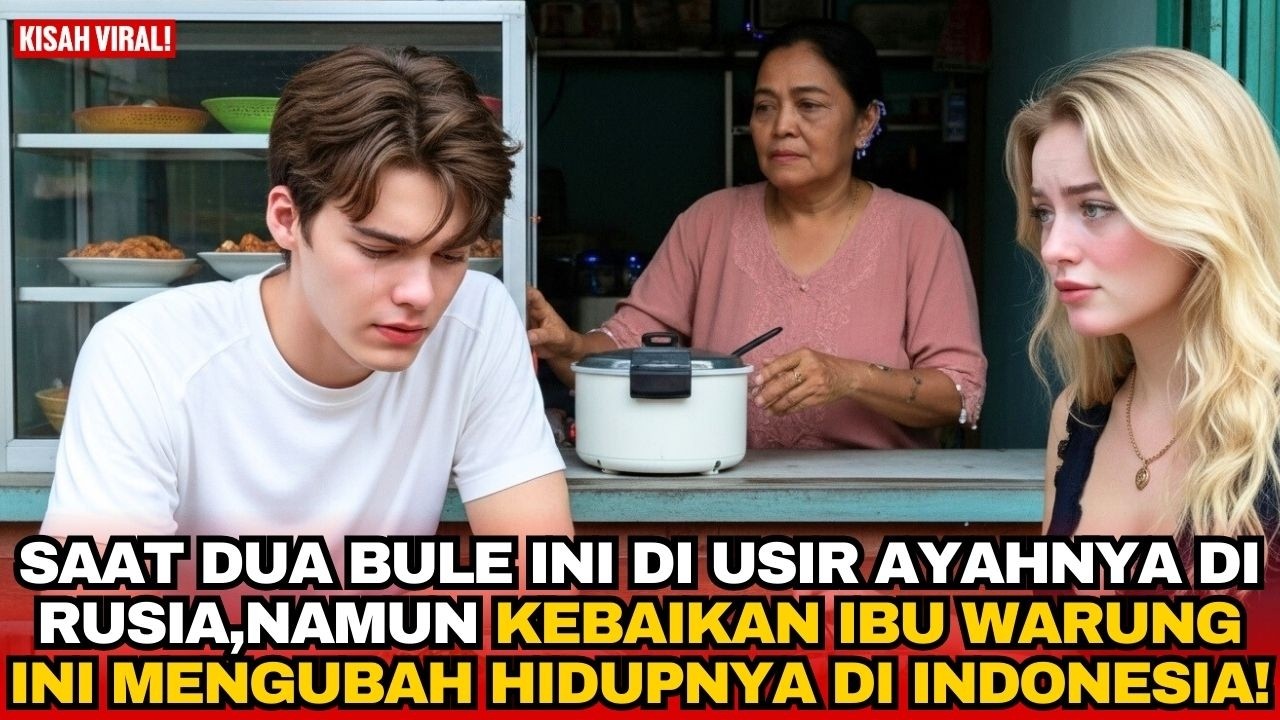 PERGI KE INDONESIA KARNA DI USIR AYAHNYA, DUA BULE INI DIBUAT TERHARU OLEH PERLAKUAN IBU WARUNG!