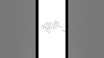 Nike logo animation. Procreate pocket animation #nike #animation #procreate