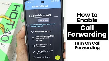 Enable Call Forwarding In Infinix Hot 40 Pro | Turn On Call Forwarding