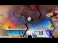 Space | Mountains | Sunset | 3 Paintings in 1 Spray Paint Art