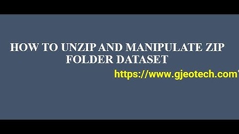 How to unzip and manipulate zip dataset