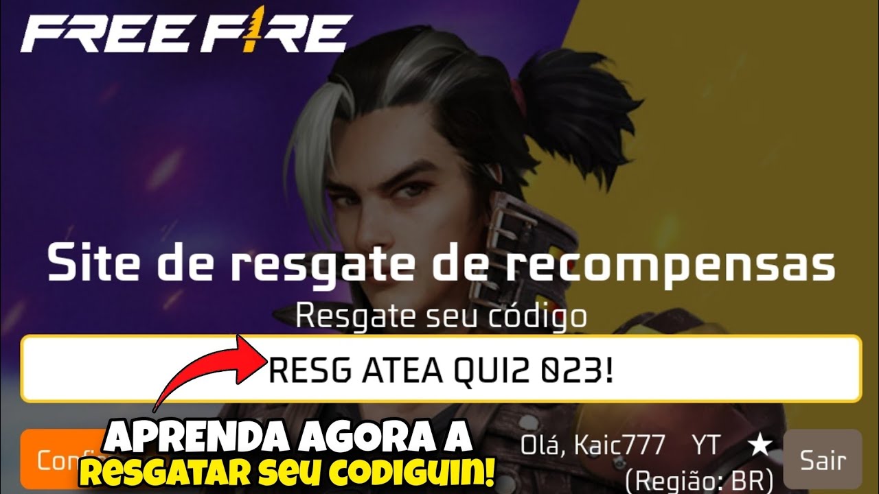 COMO COLOCAR CODIGUIN NO FREEFIRE COMO RESGATAR CODIGO FREEFIRE COMO  RESGATAR CODIGUIN NO FREEFIRE 