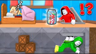 Jj And Mikey Steal A Candy  maizen Roblox