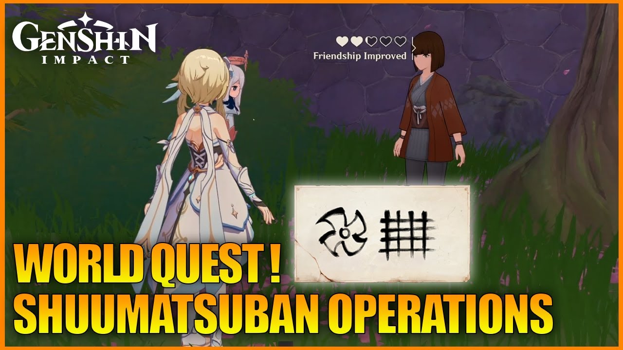 Shuumatsuban Operations [The Very Special Fortune Slip] World Quest Genshin Impact 2.4